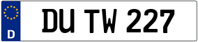 Truck License Plate